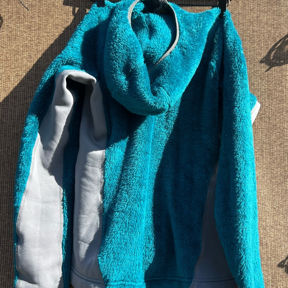 Patagonia Hi Loft R3 Regulator Polartec Hoody Sweater Jacket Womens XS Teal - Picture 5 of 16